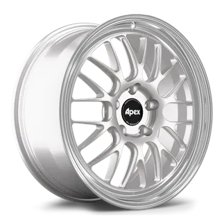 Apex ML-10RT Wheel 20x9 ET41 (5x130 / 71.6) - Race Silver - Machined Lip